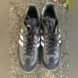 Men’s size 10 Adidas Sambas.